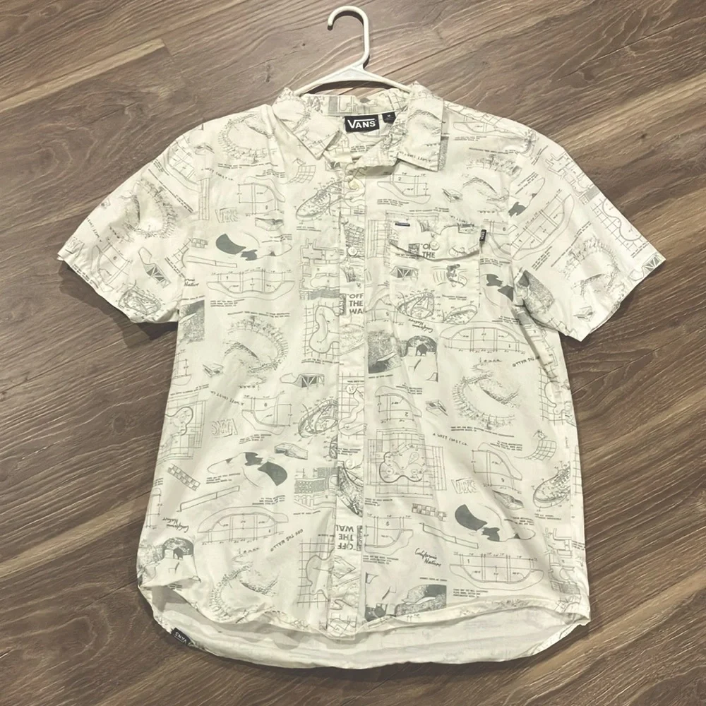 Vans Men’s Button Down Shirt - Picture 1 of 7